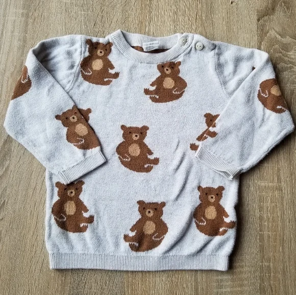 H&M Shirts Tops H M Guc Bear Sweater 218 Months Poshmark
